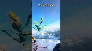 Death-Defying Backflip on Mt. Everest 🏔️ 8,848m Stunt 😱 | One Wrong Step Could Kill