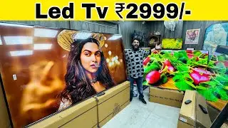 Led Tv Only ₹2999/- | Cheapest Led Tv Wholesale Market | Led Tv Market | kk enterprises 