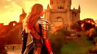 THE REDISH WOMAN WARRIOR FIGHTING FOR FREEDOM by David Leonardo Symphony Opus 3939.