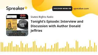 Tonight&rsquo;s Episode: Interview and Discussion with Author Donald Jeffries