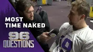 96 Questions: Who Spends the Most Time Naked? | Minnesota Vikings