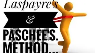 Weighted Index Number laspayre's & paschee's method very important...