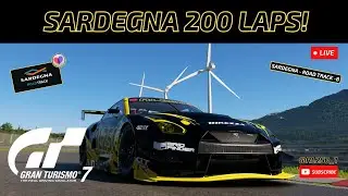 🔴LIVE: Gran Turismo 7 - Sardegna 200 Laps Vs Sophy AI!