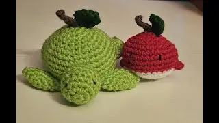 A to Z Crochet Apple Whale and Turtle