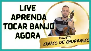 Aprenda Banjo do Zero: Levada, Repicadas e Dicas Matadoras ao Vivo! 🎶 #banjo