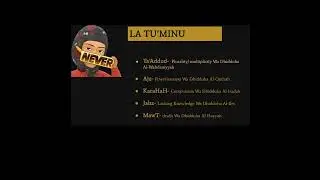 Muslimah's Reflection : On The Ground Edition: Aqidahtul Awwam Class Lesson 4