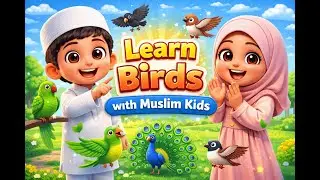 Learn Birds Name 🐦 | Birds for Kids | 3D Cartoon | Muslim Kids| Bangla Cartoon | Bengali Cartoon
