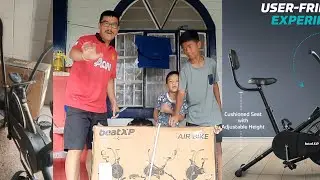 BeatXP Air Bike Exercise cycle for Home & Gym unboxing !!!