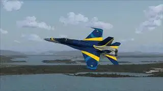 F18 Flight over the mountains.Xerxes - Command Shift