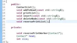 Data Structures Using C++_ Implementation of Recursive (reverse) Print List Function