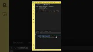First program in C language
