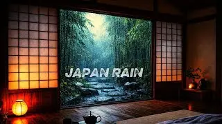 Soothing Rain In Japan | DEEP SLEEP & STRESS RELIEF | 1 Hour Rain Sound, No music