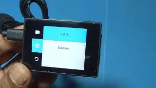 How to connect external microphone to the cason action camera