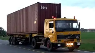 OLD CONTAINER TRUCKS !! VOLVO FL10, SCANIA, FAW, NISSAN CONDOR, MERCY 917 NISSAN BUILTUP, FUSO GREAT
