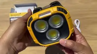 Lanterna Led Recarreg&aacute;vel Port&aacute;til  Magn&eacute;tica Para Mec&acirc;nico.