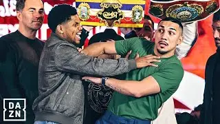 Shakur Stevenson & Teofimo Lopez HEATED Face-Off Turns CHAOTIC at Press Conference!