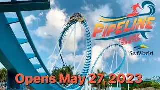 Pipeline: The Surf Coaster Opening at SeaWorld Orlando May 27th! #PipelineSWO