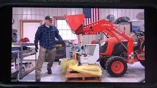 SETTING UP ANDY'S Precision Matthews LATHE #1093 tubalcain