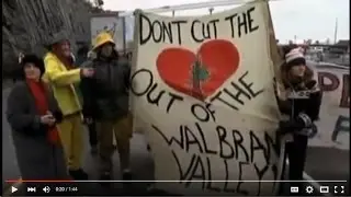 2015 12 21 TV News Story - Walbran Logging Protest in Nanaimo