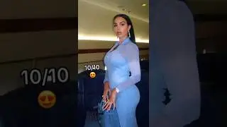 georginarodriguez outfit 😍 #cristianoronaldo #georginarodriguez #shorts