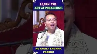 Learn the ART Of PREACHING #Shorts #AmalaKrishnaPrabhu #ISKCON