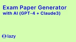 I built an exam paper generator with AI