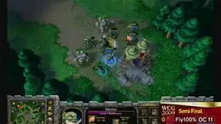 2009 WCG Grand Final Fourth day: Semi Final - Warcraft III 1set : Fly100 vs Lyn