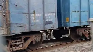ग्वालियर कैलारस मेमू & loaded train Maal Gaadi Speed me एक साथ चलते हुए ग्वालियर से कैलारस