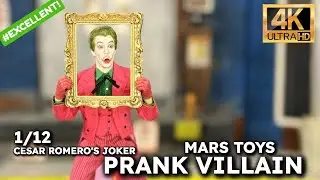 Mars Toys Prank Villain Cesar Romero Joker 1/12 action figure Unboxing & REVIEW #mezco #dc #joker