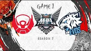 NOSTALGIA!!! GRAND FINAL MPL ID SEASON 7 GAME 1, BTR VS EVOS #MPLIDS7