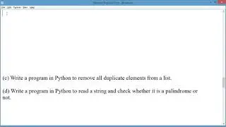 Computer Science XI Revision - II Python
