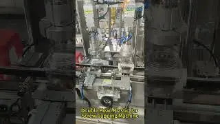 China Factory Double Head Servo Jar Capping Machine, Best Screw Capping Machine #Shorts #Capper