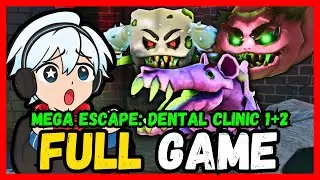 Mega Escape: Dental Clinic 1+2 FULL GAME Walkthrough & Endings - ROBLOX