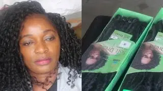 How to do crochet braids  with Biba natural soft dread