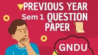 English previous year question paper #subscribe #previousyearquestions #gndu #english 