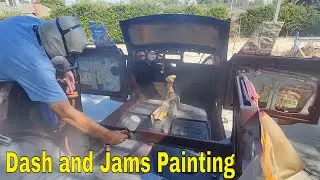 1965 VW Convertible Beetle - Body and Paint - Complete Paint Job - Jam Painting -Part 3