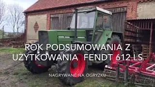 Fendt 612ls, eng sub. podsumowanie roczne, wtopy, uprawa, bez muzyki