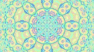 Colorful Mesmerizing Trippy Mandala, Chill Soothing Ambient Music, Digital Abstract Animation