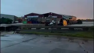 Durban flood - Bayhead Road Bridge washed away