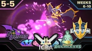ENDING OUR SEASON | ICBA S4W06-10 vs NYE & ORE (GoldoaDragon & JohnnyGB) | Pokemon USUM Wifi Battle