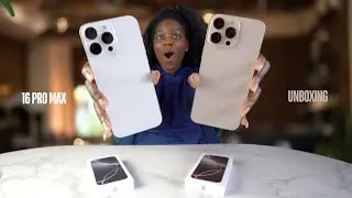 iPhone 16 Pro Max Unboxing | Desert & White Titanium