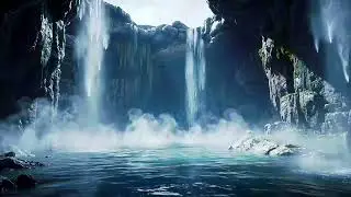 Waterfalls background video 4k || @LEDbackground4keffect 