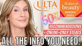 Ulta 21 Days Of Beauty 2023 Spring Sale RECOMMENDATIONS & BREAKDOWN