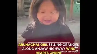 Orange seller baby  in  arunachal pradesh ❤️ it's too cute baby ❤️🧿