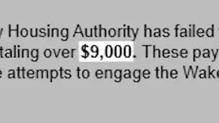 Tenants rent unpaid, landlords owed thousands in North Carolina