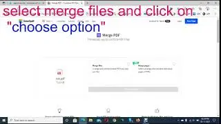how to merge/combine pdf files without install any software