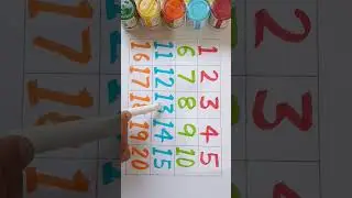 count 1 to 20 #123 #counting