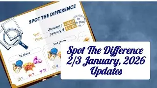June's Journey Spot The Difference competition 2/3 January, 2025 update