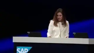 SAP Inscribe announcment on stage at SAPPHIRENOW 2018