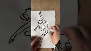 My 3D pen art ( Ballet Dancer ) #sculptor #artprocess #art #subscribe #plasticine #sculpture